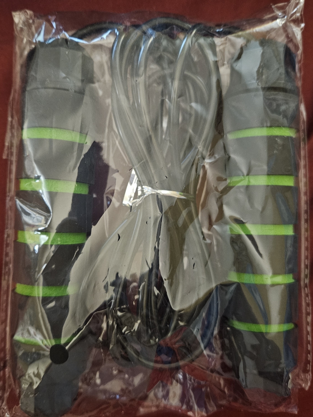 Black Foam Handle Jump Rope with Neon Green Accents